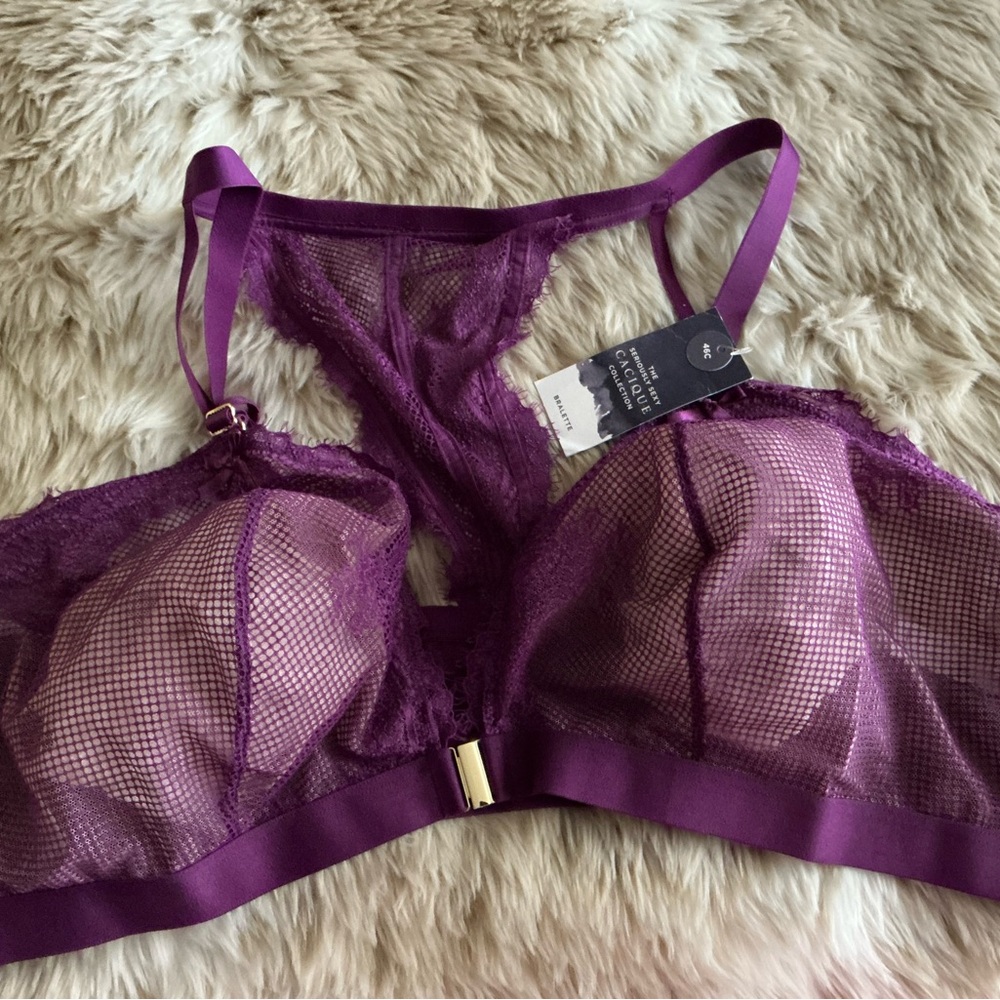 Purple Lace Bralette